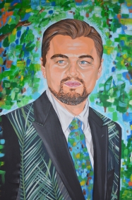 portrait fanart fan art Leonardo DiCaprio painting Sarah Anthony actor cinema environment earth activist environmentalist